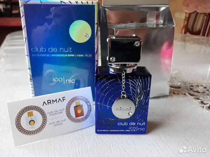 Мужской парфюм Club DE Nuit Blue Iconic,оригинал