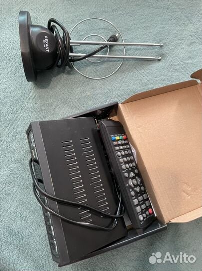 Тв приставка + антена состояние новой