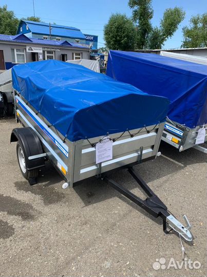 Легковой прицеп Кремень стандарт 2.0 (борт 500 мм)