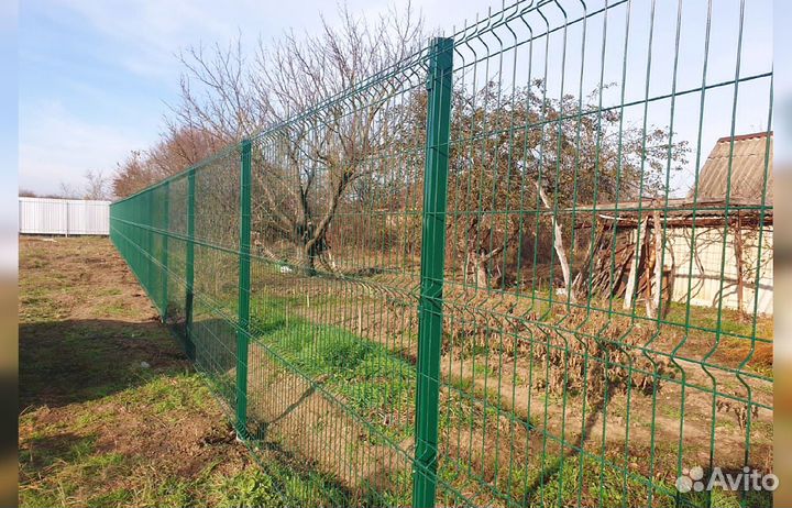 Сетка для забора 3d