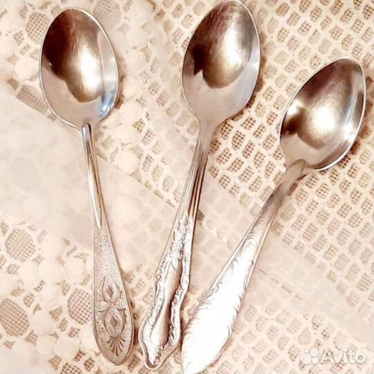 Столовые и чайные ложки. СССР