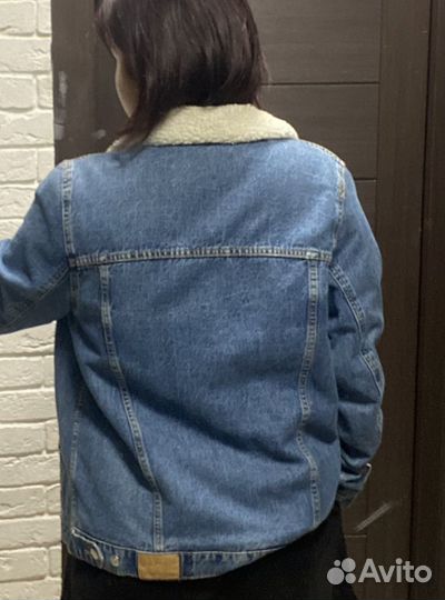 Джинсовка с мехом женская
