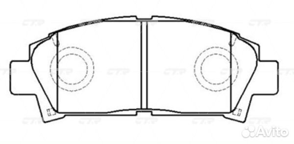 CKT-103 Колодки тормозные дисковые