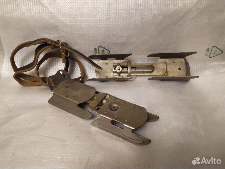 Коньки детские раздвижные двухполозные СССР