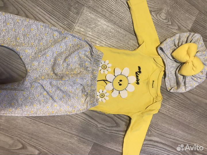 Вещи пакетом на девочку 62-68