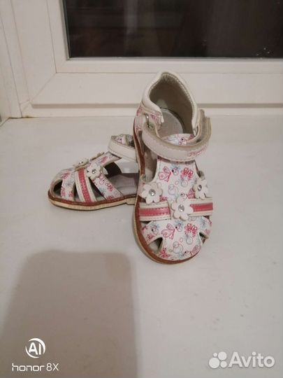 Сандали для девочки р. 22
