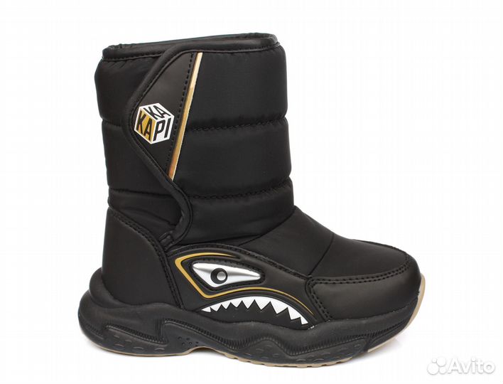 Сапоги зимние Kapika (Черный, Мальчик, 27 / 17.5 см)