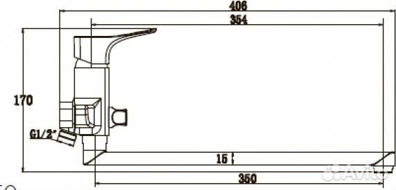 Смеситель kaiser Clever 76055 для ванны с душем