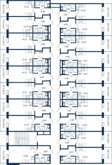 Апартаменты-студия, 23,7 м², 5/5 эт.