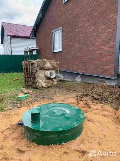 Септик под ключ, установка, гарантия до 25 лет