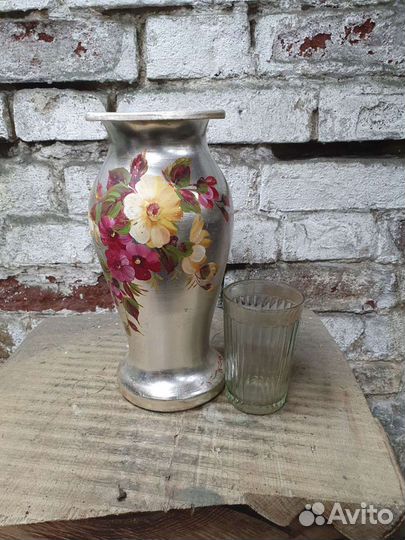 Ваза с ручной росписью