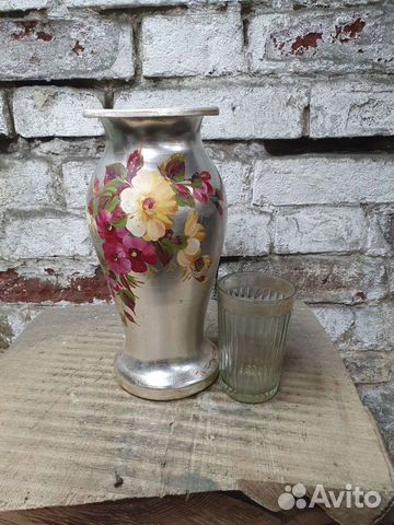 Ваза с ручной росписью