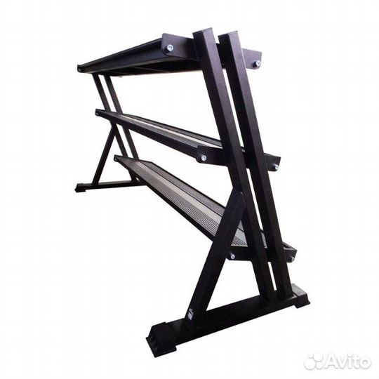 Подставка для гантелей 3-х ярусная на 15 пар AV631