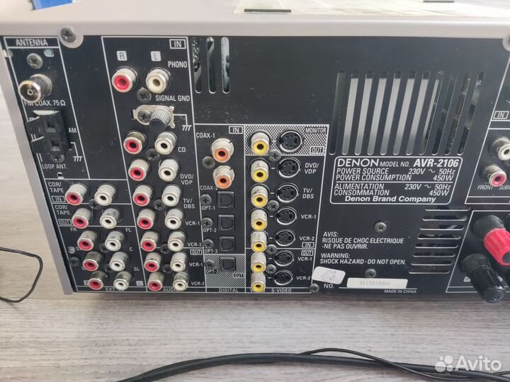 Ресивер denon 2106 с колонками