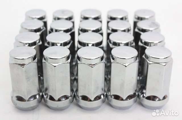 Новые гайки хром прочные