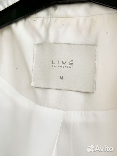 Белый женский пиджак Lime M