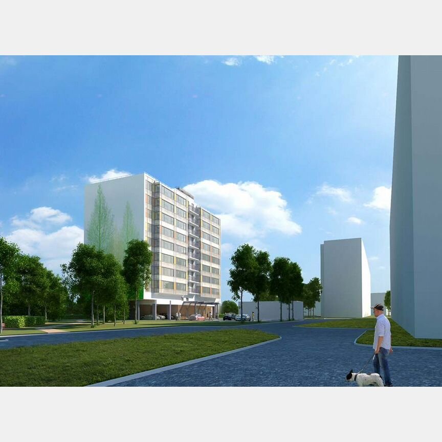 1-к. квартира, 41,7 м², 2/9 эт.