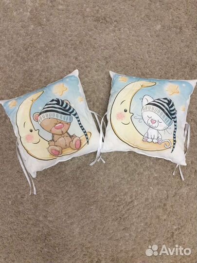 Одеяло детское + 2 подушки,новое
