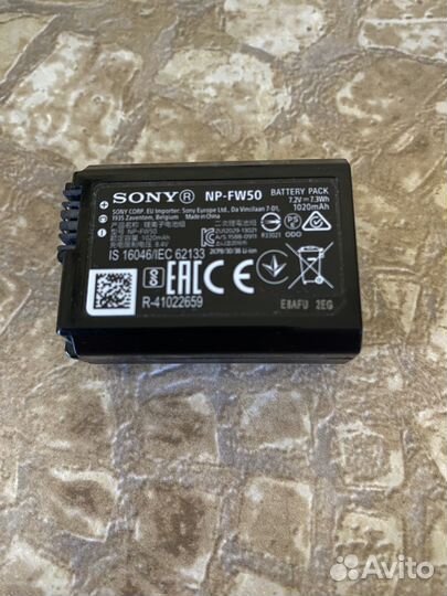 Аккумулятор Sony np fw50 оригинал