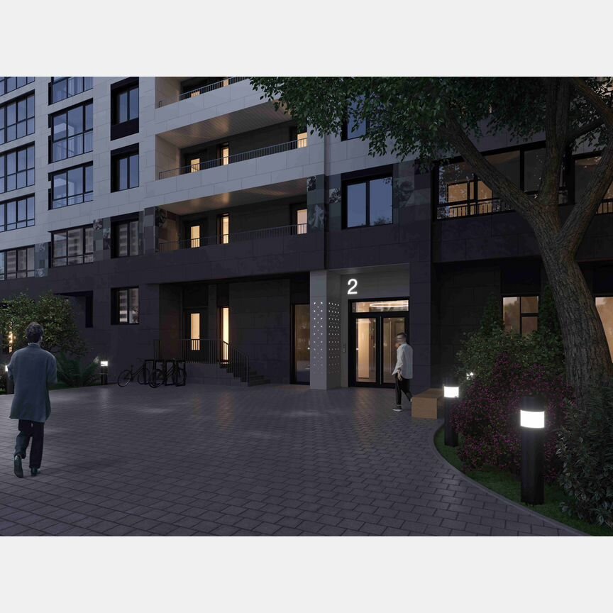 1-к. квартира, 42,9 м², 1/16 эт.