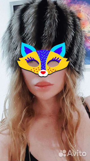 Шапка из чернобурки