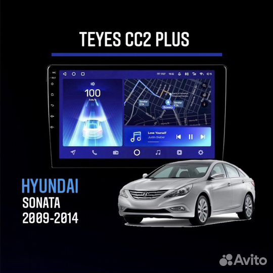 Магнитола на android Hyundai Sonata 2009-2014