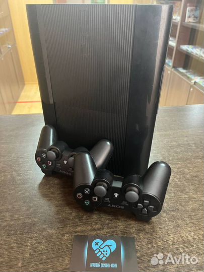 PlayStation 3 Прошитая Super Slim 500Gb +36 игр PS