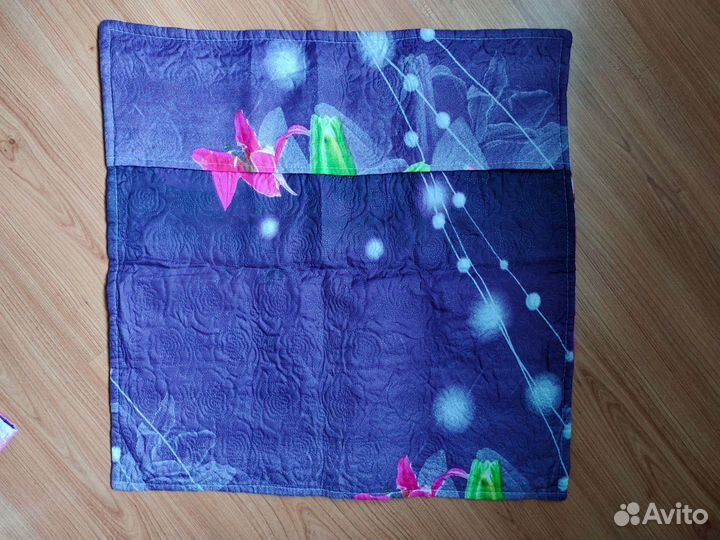 Наволочка на подушку фиолетовая 56*56 см