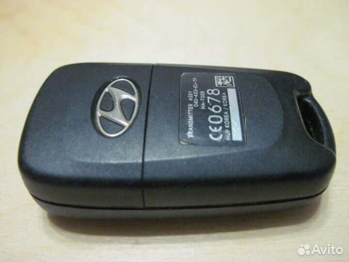 Hyundai Remote Key CE0678 040-433-EU-TP HA-T005 HU