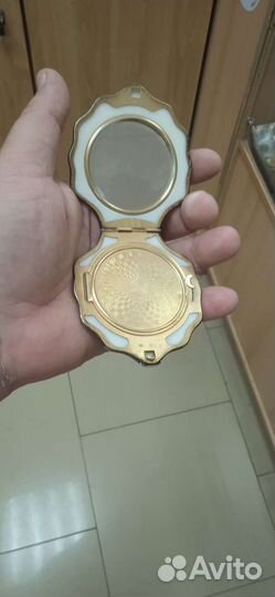 Пудриница серебро 875