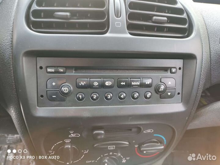 Магнитола Пежо 206 Седан