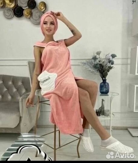Халат банный женский набор