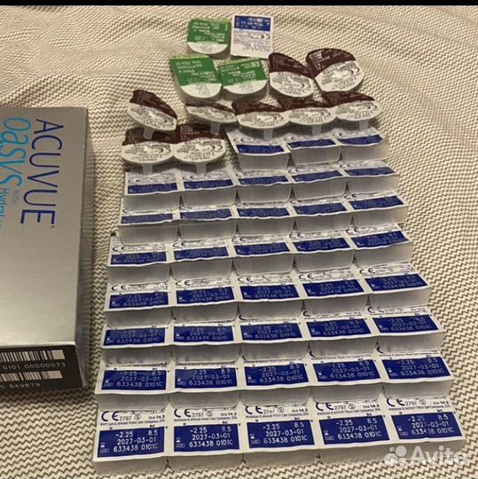 Линзы контактные Acuvue oasys -2,25