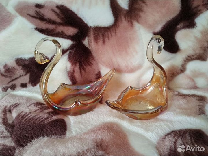 Лебеди стекло СССР обмен