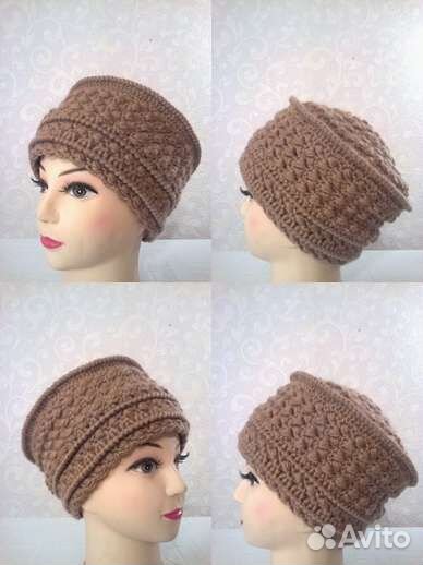 Шапка Кубанка крючком 