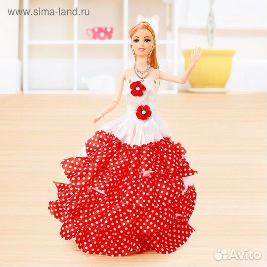 Кукла-модель Анэля в платье микс 2677593