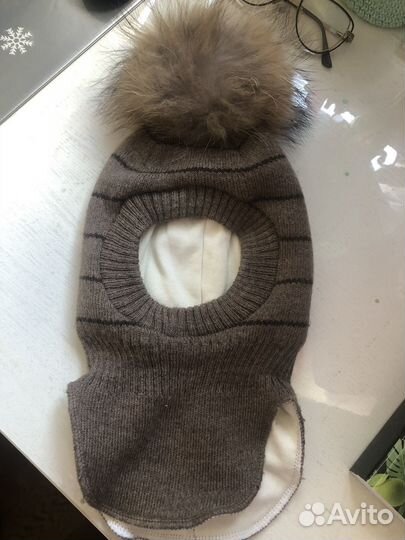 Шапка шлем для мальчика 4-5 лет