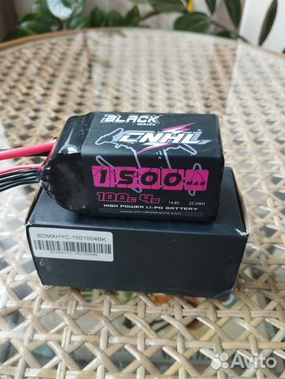 Аккумулятор 4S 1500mAh cnhl 14,8V 100C LiPo