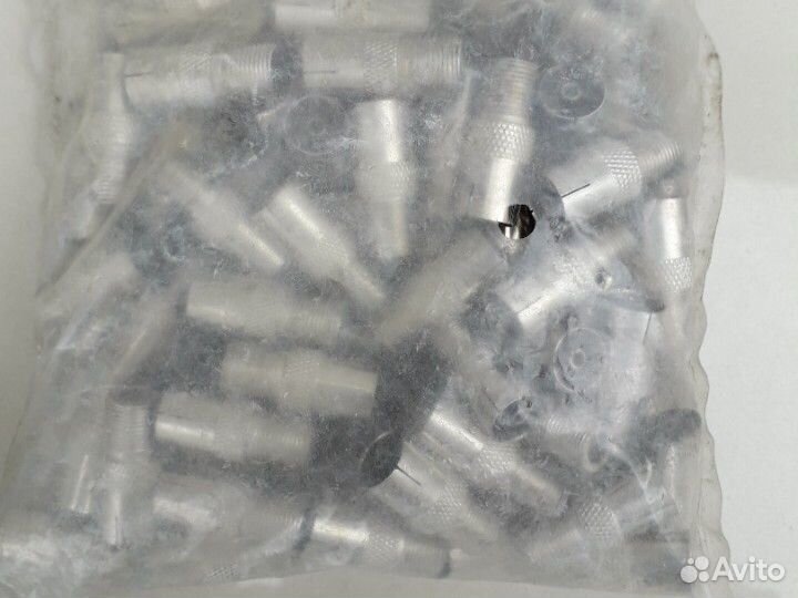 Переходник F-гнездо - F гнездо (бочка) металл