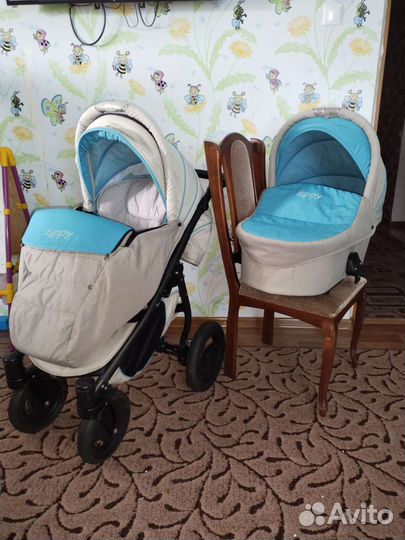 Коляска 2в1 фирмы Tutis. Хорошее состояние