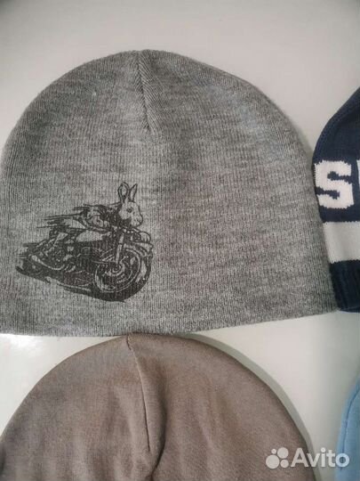 Шапки детские для мальчиков 2-4года цена за 4шт
