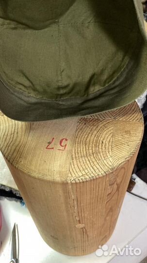 Тафья из льна цвета хаки