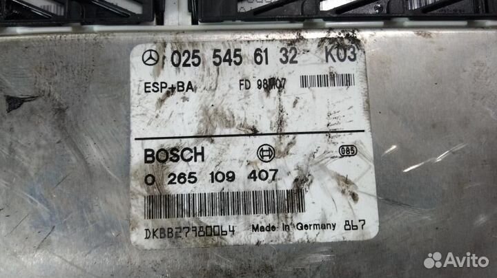 Блок управления ESP 0255456132 Mercedes CLK W208/A