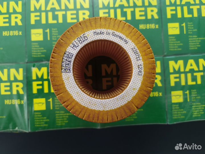 Фильтр масляный mann HU816x