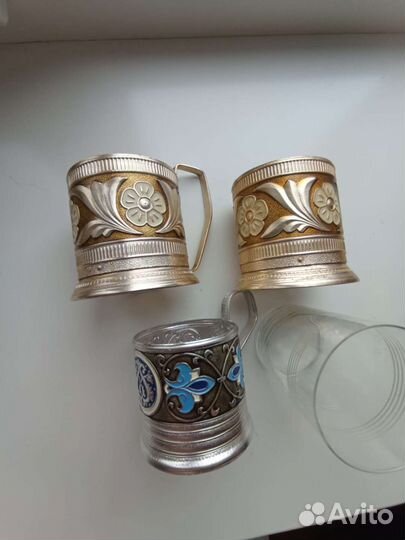 Подстаканник алюминиевый советский