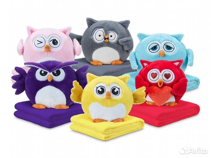 Сова с пледом внутри