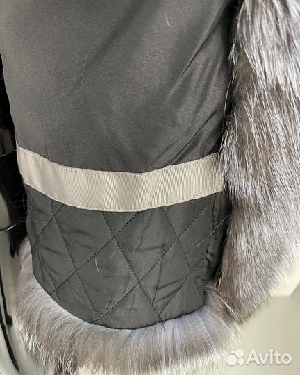 Парка с натуральным мехом