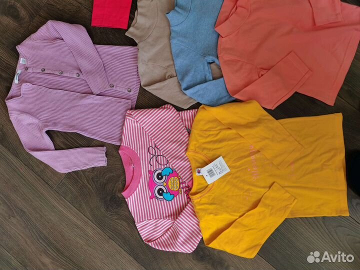 Вещи пакетом для девочки до 110см