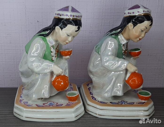 Статуэтка Узбечка с чайником Дулево за 1 штуку