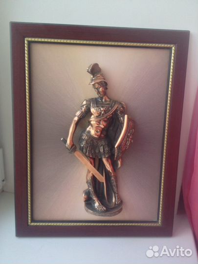 Картина барельеф рыцарь